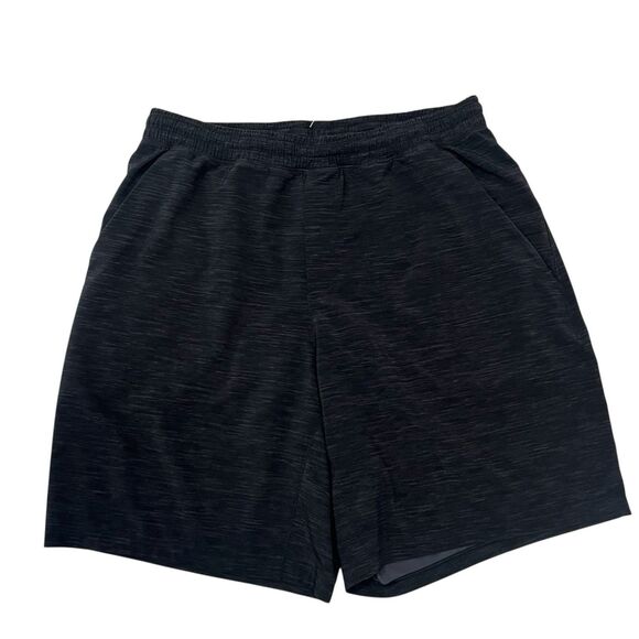 Lululemon Lined Pace Breaker Shorts Men's XL Black Heather 9” Inseam Athletic - Picture 2 of 7